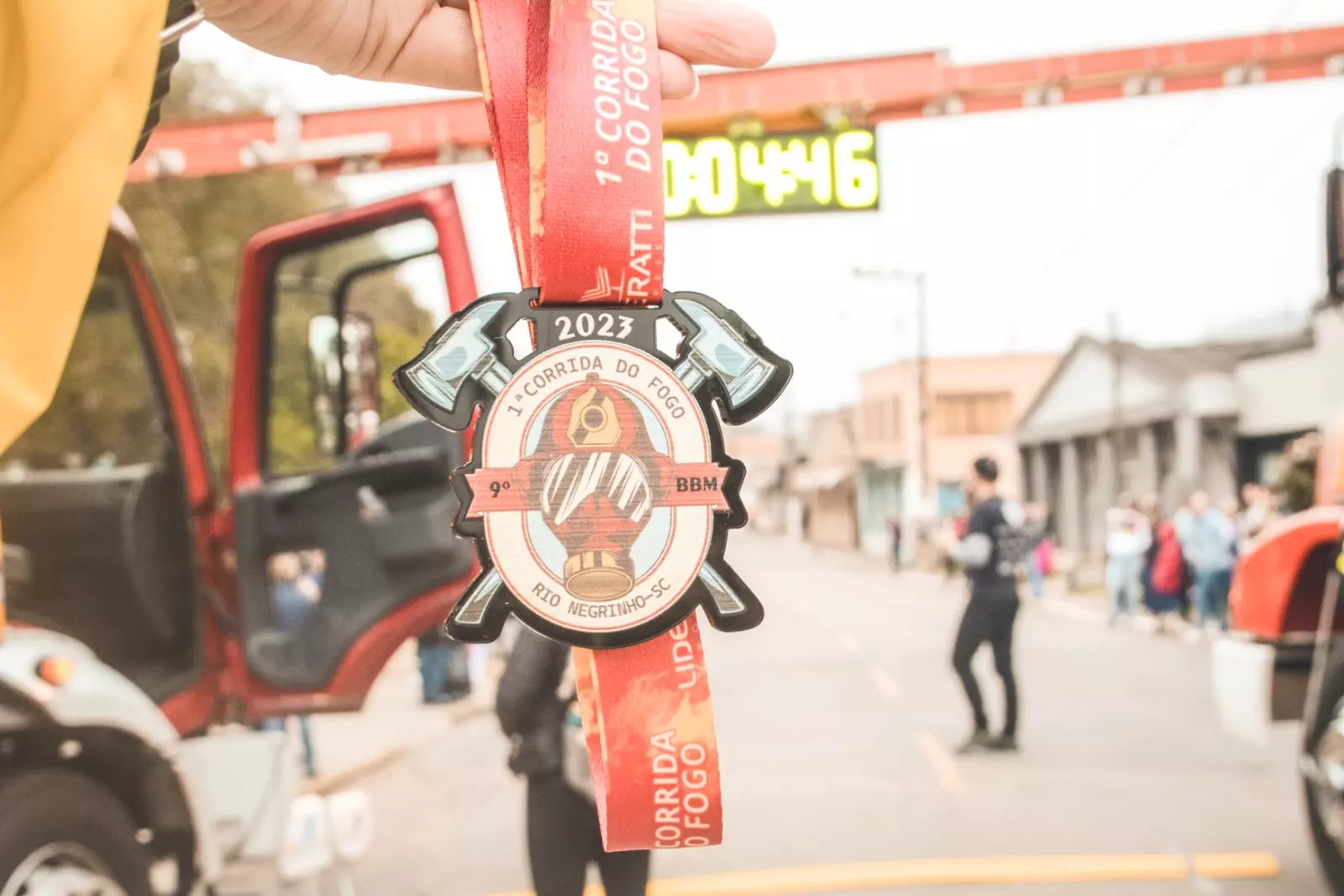 Mais de 500 atletas prestigiaram a 1ª Corrida do Fogo em Rio Negrinho